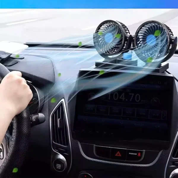 auto dupli ventilator za leto 12v prikljucak na upaljac