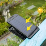 led solarni reflektor stipaljka prenosiva lampa terasa dvoriste