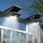 solarni led reflektor prenosni sa stipaljkom basta terasa