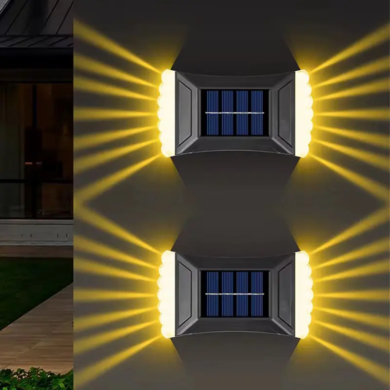 Naglasite lepotu vaše fasade sa ovom solarnom lampom koja stvara prelep gore-dole svetlosni efekat i daje vašem modernom dvorištu notu prefinjenosti i stila