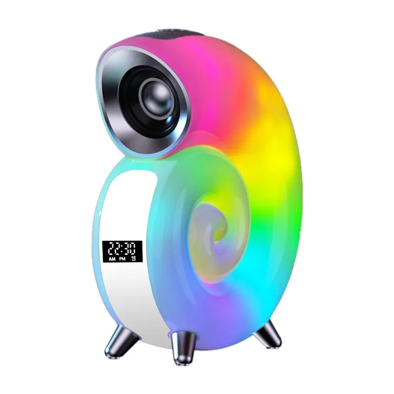 Dečija noćna lampa puž sa RGB osvetljenjem i ugrađenim zvučnikom savršena za uspavljivanje dece uz nežne melodije i blago svetlo