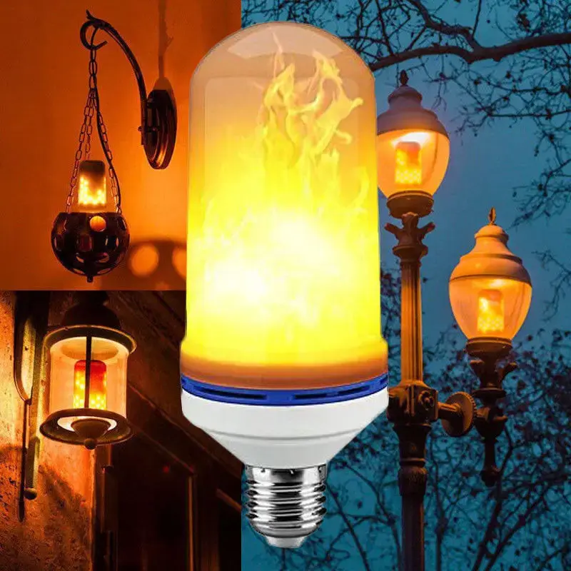 Pretvorite vaše lampe fenjere ili lustere u prelepe svetlosne dekoracije sa ovom LED sijalicom koja verno imitira pokret vatre bez ikakve opasnosti
