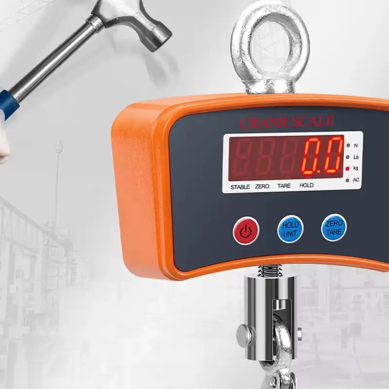 Snažna digitalna vaga sa punjivom baterijom pogodna za merenje tereta do 500kg
