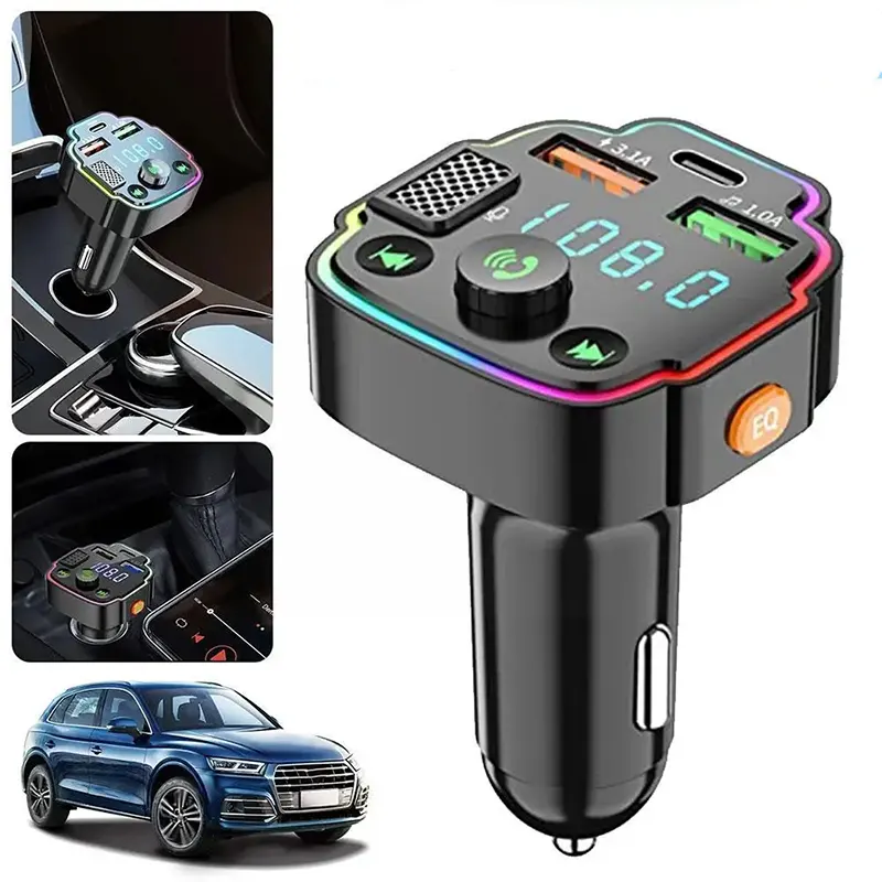Moderan FM transmiter sa USB portom za punjenje uređaja u vožnji
