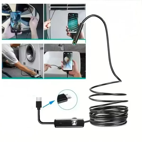 USB endoskop kamera dužine 5 metara idealna za inspekciju teško dostupnih mesta
