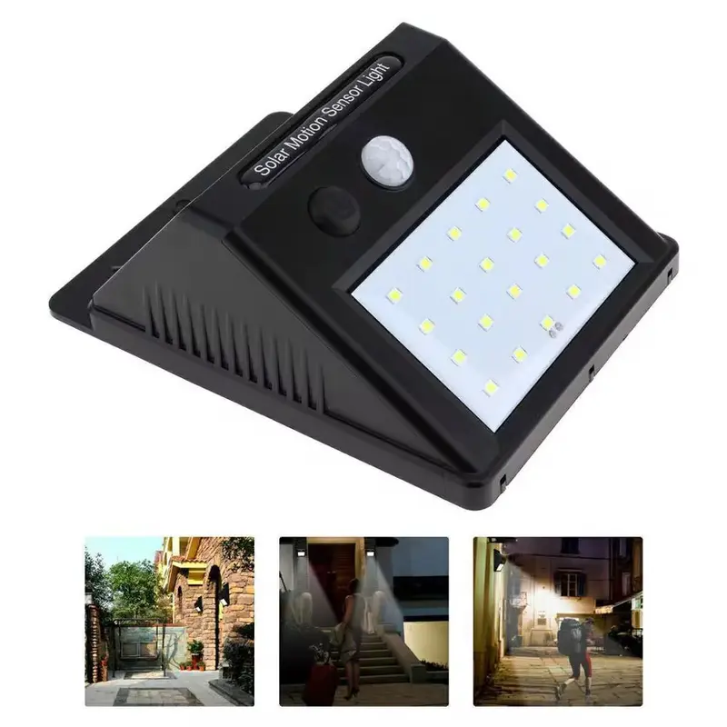 Solarni reflektor sa 20 LED dioda i senzorom pokreta idealno je rešenje za sigurnosno osvetljenje dvorišta jer se automatski pali i odvraća nepoželjne posetioce