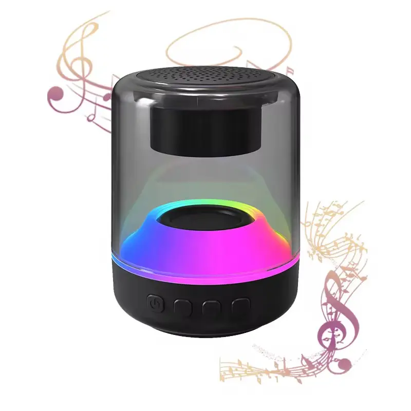 RGB Bluetooth zvučnik Roko koji kombinuje snažan zvuk sa dinamičnim svetlosnim efektima za stvaranje savršene atmosfere za svaku priliku