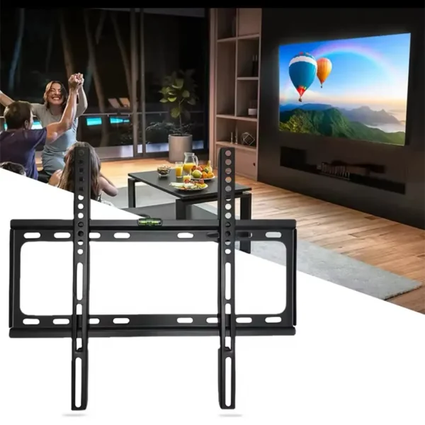 Čvrst metalni nosač za TV dizajniran za sigurnu i stabilnu montažu na zid