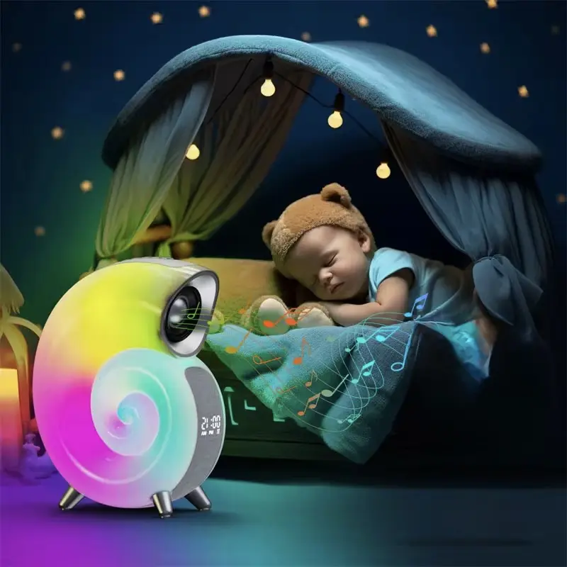 Simpatična RGB lampa u obliku puža koja menja boje i istovremeno služi kao Bluetooth zvučnik za slušanje omiljene muzike