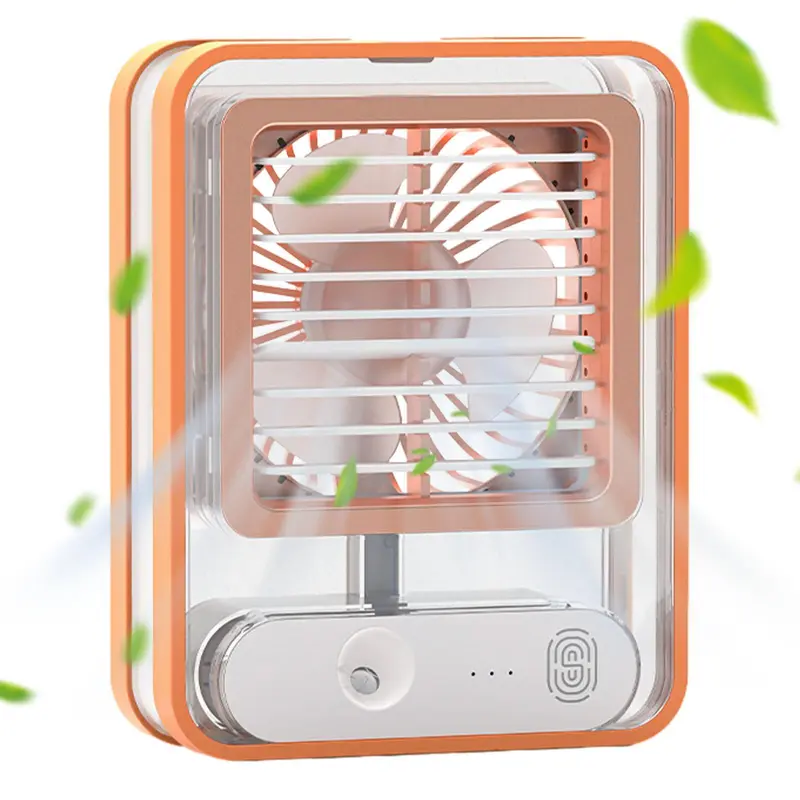 Uređaj dva u jednom lični mini ventilator i ovlaživač vazduha koji stvara finu vodenu maglu za dodatno hlađenje i hidrataciju