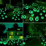Dekorativne lampe sa zastrašujućim svetlom u obliku očiju koje rade na solarni pogon