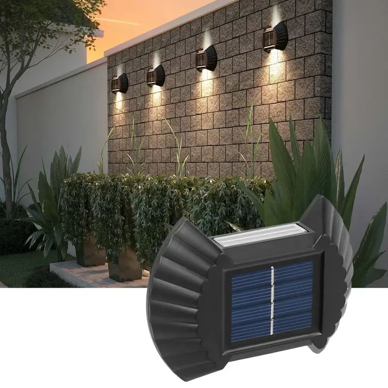 Vodootporne male solarne fasadne lampe u setu od 4 komada idealne za osvetljavanje staza stepeništa ili terase tokom cele godine bez ikakvih troškova