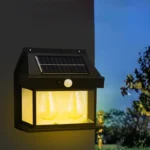 Solarni fenjer sa dve sijalice dizajniran za dugotrajnu upotrebu i dekorativni efekat