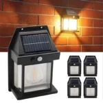 Fenjer sa jednom LED sijalicom na solarni pogon koji stvara prijatnu atmosferu na otvorenom