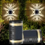 Praktična fasadna lampa na solarni pogon za ulaze terase i dvorišta