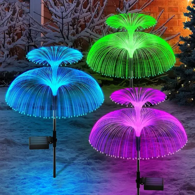 Spoljne solarne lampe u obliku palmi za tropski ambijent