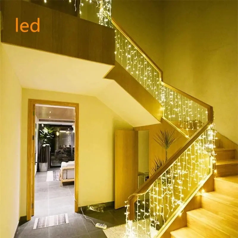 Praznična rasveta niz od 5 metara sa LED lampicama u žutoj boji