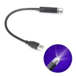 Laser projekcija zvezdanog neba za auto lako se povezuje putem USB porta