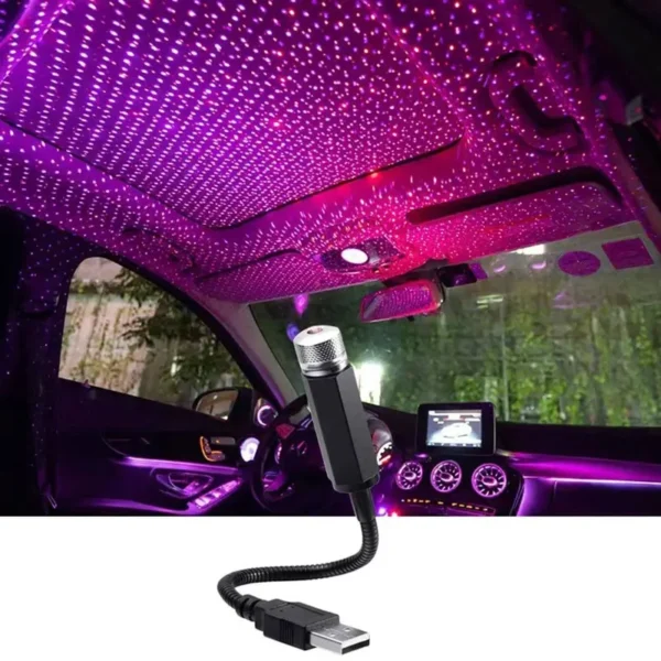 USB laser za auto koji projicira zvezdano nebo i stvara magičnu atmosferu u vozilu