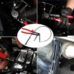 Ove praktične klešta sa sajlom omogućavaju lako otpuštanje i stezanje šelni, što ih čini idealnim alatom za sve auto-servisere i majstore.