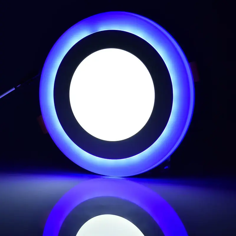 Rešenje dva u jednom za vaše osvetljenje ovaj moderni ugradni LED panel vam pruža i jako belo svetlo za svakodnevne aktivnosti i diskretno plavo svetlo za stvaranje jedinstvene i opuštajuće atmosfere