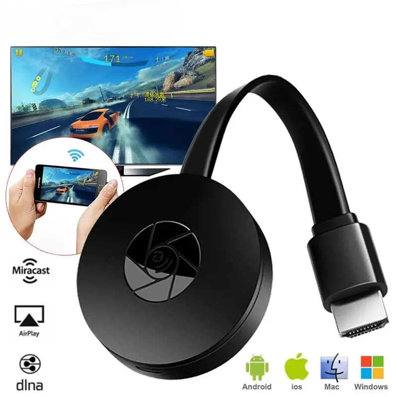Pretvorite vaš stari TV u moćni Smart TV bez kupovine novog uređaja sa ovim Chrome Cast USB HDMI adapterom koji vam omogućava da uživate u svim online sadržajima na velikom ekranu