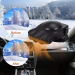 Auto odmagljivač za stakla 12V brzo uklanja maglu i vlagu sa prednjih i bočnih stakala