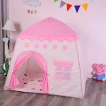 Ostvarite snove svake male princeze sa ovim magičnim dvorcem u roze boji koji pretvara dečiju sobu u pravo kraljevstvo iz bajke i postaje omiljeno mesto za igru i maštanje