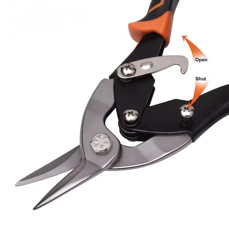 Izrađene da traju ove izdržljive makaze za lim od 250mm su vaš pouzdan partner za najzahtevnije poslove a ergonomske gumirane drške pružaju udobnost i sprečavaju klizanje za maksimalnu sigurnost pri radu