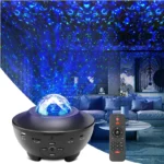 Napravite nezaboravnu žurku sa ovim projektorom koji je istovremeno i zvezdana lampa i moćan Bluetooth zvučnik za puštanje muzike i stvaranje dinamične atmosfere