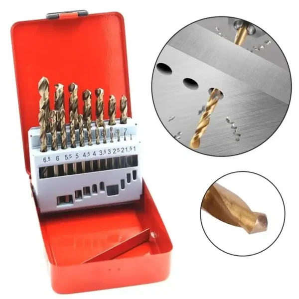 Set HSS burgija za drvo u opsegu od 1 do 10 mm za precizno i lako bušenje različitih debljina