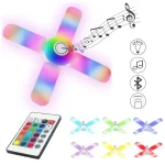 Idealan gedžet za dečije sobe žurke ili opuštanje ova muzička RGB LED sijalica od 48W je uređaj 2 u 1 koji kombinuje osvetljenje i zvuk u jednom proizvodu i lako se montira u svako E27 grlo