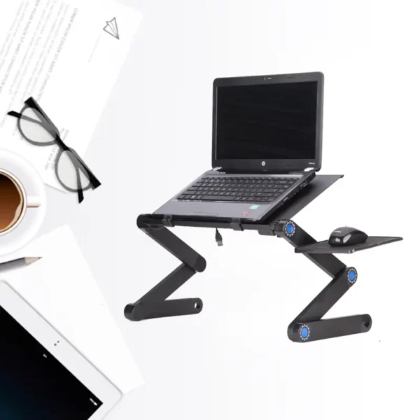 Praktičan sklopivi sto za laptop koji omogućava udoban rad u krevetu, na kauču ili bilo gde u kući.