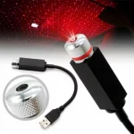 Zahvaljujući fleksibilnom kablu ovaj USB laser za zvezdano nebo možete lako usmeriti i podesiti ugao projekcije i tako prekriti ceo plafon crvenim zvezdama za potpuni doživljaj