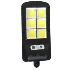 Potpuno autonoman solarni reflektor za dvorište koji se lako montira bez ikakvih kablova a daljinski upravljač vam nudi luksuz da menjate podešavanja birate između konstantnog svetla ili senzora pokreta i sve to bez izlaska napolje