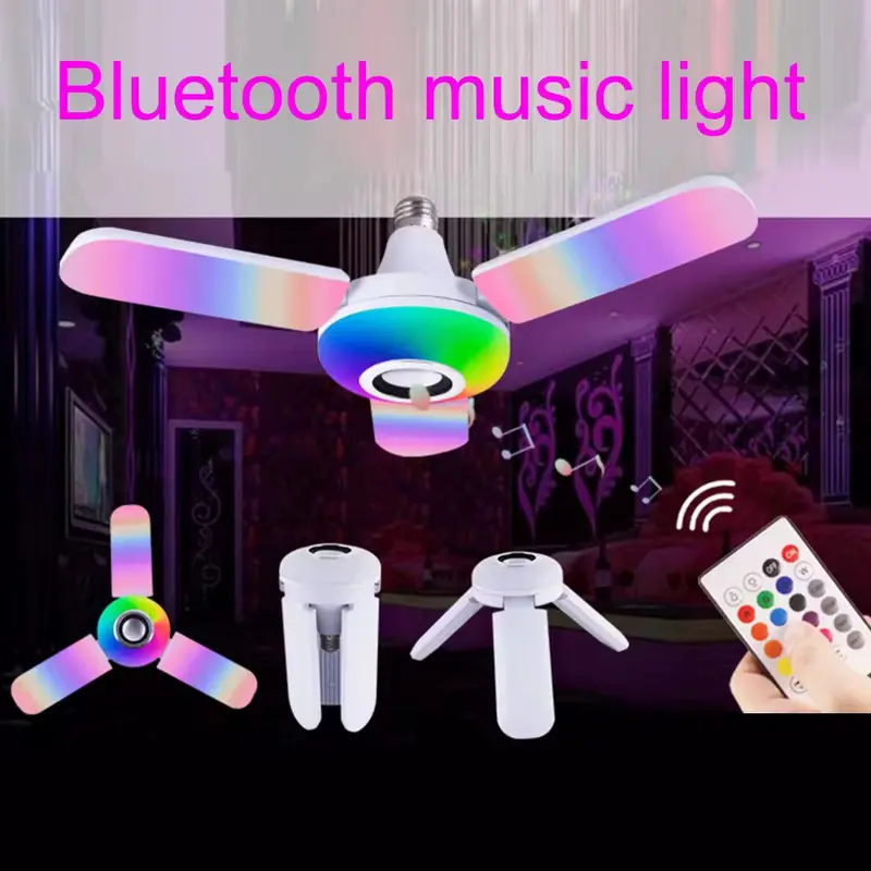 Pretvorite svaku sobu u centar zabave sa ovom moćnom muzičkom RGB LED sijalicom od 48W koja ne samo da menja boje već i pušta vašu omiljenu muziku preko ugrađenog Bluetooth zvučnika