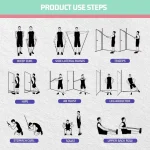 Vaša prenosiva teretana za celo telo! Sa ovim Extreme trakama za kućni trening možete raditi stotine različitih vežbi i ciljano jačati svaku mišićnu grupu, od nogu i zadnjice do leđa, grudi, ramena i ruku. Bez obzira na vaš cilj - da li je to izgradnja mišića, skidanje kilograma ili povećanje snage - ovaj set vam pruža sve alate za potpunu transformaciju