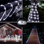 Dekoracija nikad nije bila lakša! Sa ovim fleksibilnim solarnim svetlećim crevom od 10 metara, zaboravite na komplikovane instalacije. Dovoljno je da solarni panel postavite na sunčano mesto, a deset metara dugo crevo obmotate oko ograde, žbunja, terase ili ga postavite duž staze. Savršena dužina za manje i srednje dekoracije, omogućava vam da brzo i lako unesete svetlost i stil u vaš spoljni prostor.