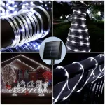 Stvorite pravu malu bajku u vašem vrtu sa ovim solarnim svetlećim crevom. Njegove bele lampice unutar creva pružaju jedinstven i moderan izgled, pretvarajući svako veče u čaroban doživljaj. Bilo da želite da stvorite romantičan ambijent ili elegantnu prazničnu dekoraciju, ovo svetleće crevo je savršen način da dodate notu magije i topline vašem spoljnom prostoru.