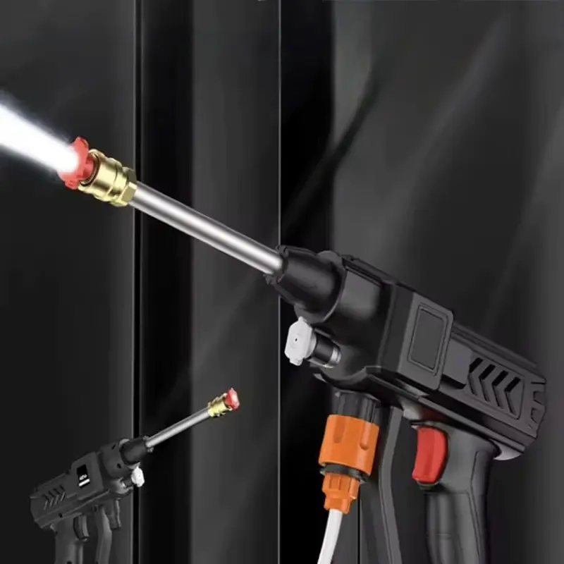 Jedan alat za sve vaše potrebe čišćenja na otvorenom ovaj višenamenski bežični pištolj je idealan za pranje automobila i motocikla zalivanje bašte čišćenje terase i nameštaja a sa različitim nastavcima lako prilagođavate mlaz svakom zadatku.