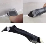 Vaš najbolji saveznik za renoviranje kupatila i kuhinje ovaj praktičan 5u1 set za čišćenje silikona poseduje metalni strugač za uklanjanje starog silikona i set nastavaka za savršeno oblikovanje novog