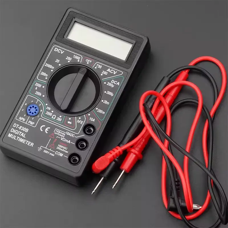 Osnovni dijagnostički alat za svakog električara elektroničara i hobistu ovaj digitalni unimer DT-830B vam omogućava da brzo i precizno merite napon struju i otpor i tako rešite svaki problem sa strujom