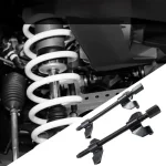 Uštedite vreme i izbegnite potencijalno opasne situacije sa ovim robusnim alatom za skidanje opruga amortizera koji je izrađen od visokokvalitetnog čelika i dizajniran da izdrži ogroman pritisak sabijene opruge