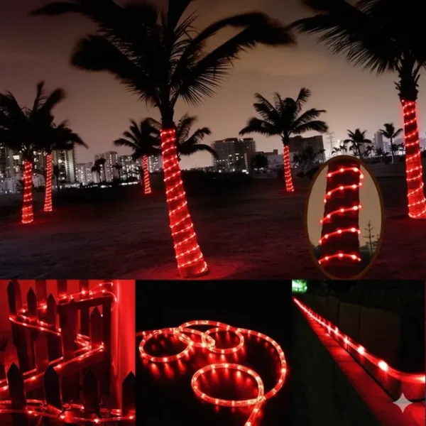 Unesite dašak drame i strasti u vaše dvorište sa ovim solarnim svetlećim crevom dužine 10 metara. Njegova intenzivna crvena boja stvara neverovatno upečatljiv i smeo ambijent, savršen za tematske žurke, proslavu Dana zaljubljenih ili jednostavno za one koji žele da naprave hrabar dizajnerski iskorak. Zaboravite na običnu rasvetu – ovo crevo će garantovano privući poglede i uneti energiju u svaki kutak vašeg eksterijera.