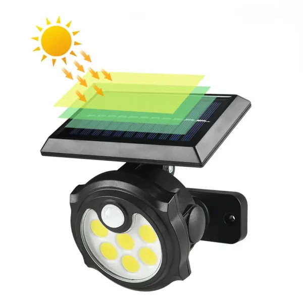 Osvetlite najmračnije delove vašeg dvorišta bez ijednog dinara troška za struju i zaboravite na komplikovano razvlačenje kablova! Ova solarna LED lampa reflektor je pametno i efikasno rešenje koje koristi besplatnu energiju sunca da bi vam pružilo snažno i pouzdano osvetljenje. Tokom dana, njen panel upija sunčevu svetlost, a čim padne mrak, automatski se pali i obasjava vaš prilaz, garažu ili baštu, pružajući vam sigurnost i bolju vidljivost.
