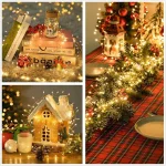 Unutrašnje žute LED lampice dužine 20m sa efektom grančica za dekorisanje doma.