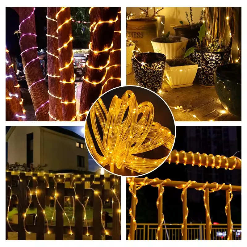 zuto_solarno_led_svetlece_crevo_10m_topla_dekoracija Stvorite pravu malu bajku u vašem vrtu sa ovim solarnim svetlećim crevom. Njegove žute lampice unutar creva pružaju jedinstven i moderan izgled, pretvarajući svako veče u čaroban doživljaj. Bilo da želite da stvorite veselu atmosferu za proslavu ili topao ambijent za opuštanje, ovo svetleće crevo je savršen način da dodate notu magije i udobnosti vašem spoljnom prostoru.