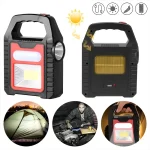 3u1 Solarna i USB punjiva lampa: Višenamenska svetlost za svaku priliku! Koristite je kao fenjer, baterijsku lampu ili punjač telefona.