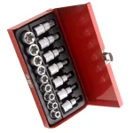 Sve savršeno organizovano u maloj kutiji! Zaboravite na gubljenje alata, sa ovim setom od 16 delova uvek imate pravi nastavak pri ruci.