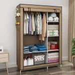 Prenosivi dvokrilni platneni ormar za organizaciju garderobe